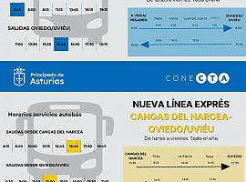 Nuevos buses exprés unen Oviedo con Cangas del Narcea y A Veiga/Vegadeo