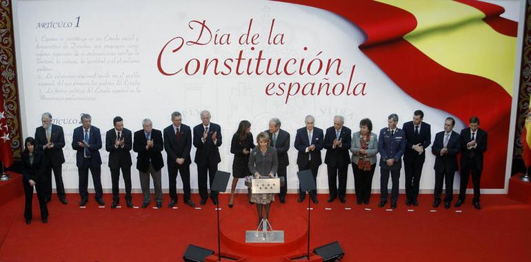Homenaje a la Constitución española en su trigésimo tercer aniversario