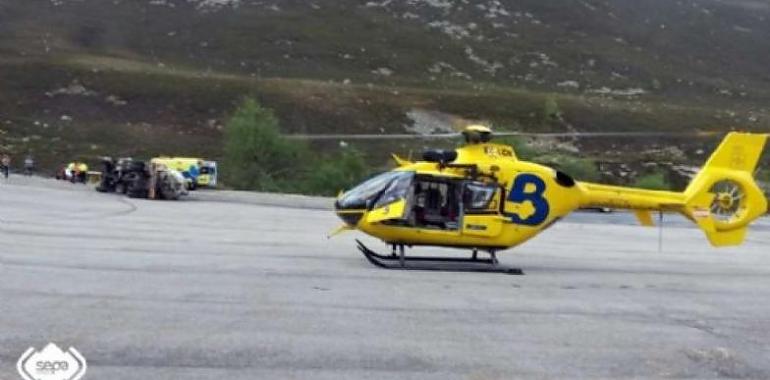 Rescate en el Pico Urriellu: Helicóptero del SEPA salva a un montañero en la tarde de ayer