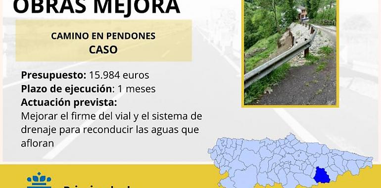 Pendones estrena camino rural: adiós al barro y las zanjas