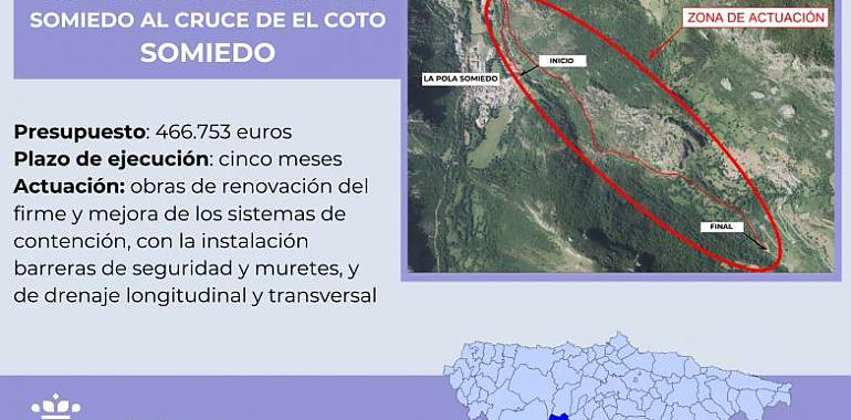 Luz verde para la mejora del vial entre La Pola Somiedo y El Coto