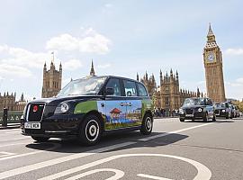 Asturias duplica su inversión en promoción internacional para atraer a más turistas extranjeros: ¡Asturias invade Londres en taxi!