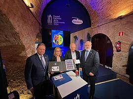 Correos presenta el sello conmemorativo de Oviedo como Capital Española de la Gastronomía 2024