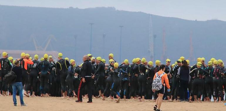 Gijón se prepara para el espectacular Campeonato de España de Triatlón Militar y Regional Sprint