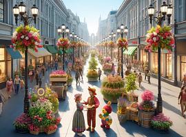 Avilés se prepara para "Flores y Premios": Una campaña para fomentar el comercio local