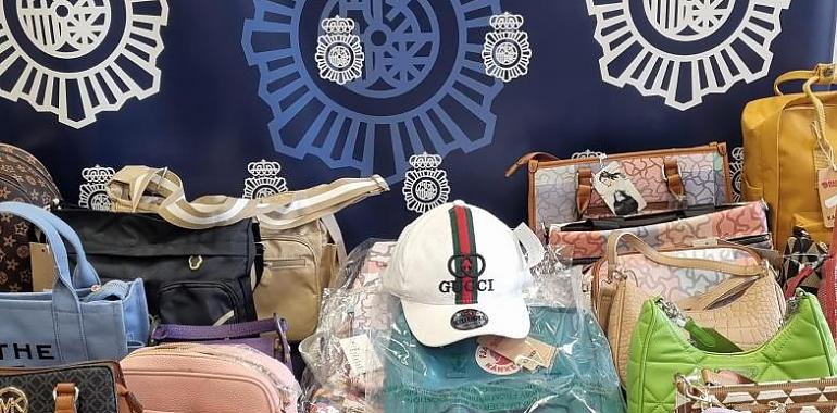 La Policía Nacional desmantela un grupo criminal dedicado a la distribución de material falsificado en Asturias