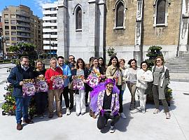 Avilés se llena de flores y premios para impulsar el comercio local