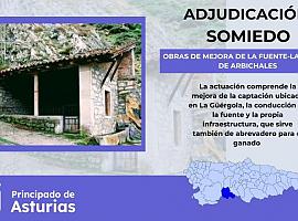 Renovación de la histórica fuente-lavadero de Arbichales en Somiedo una inversión total de 5.566 euros
