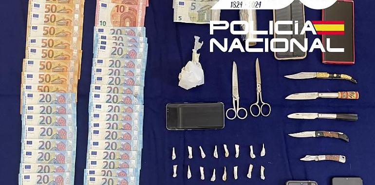 La Policía Nacional desmantela un clan familiar dedicado a la venta de estupefacientes en Avilés