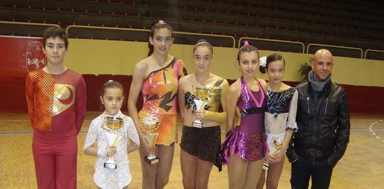 Cuatro medallas para el patinaje artístico ovetense, en Madrid