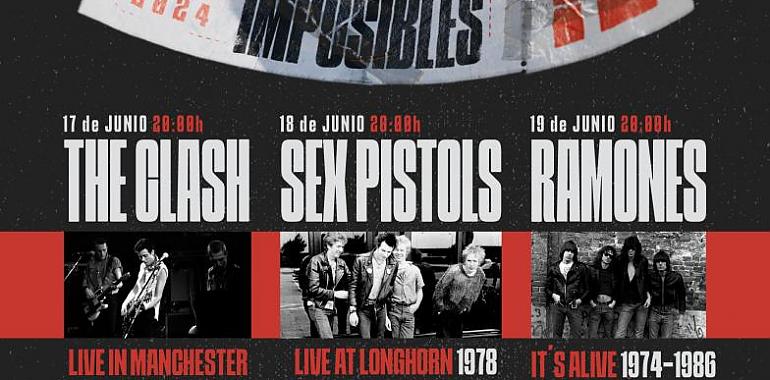 Conciertos Imposibles regresa a Xixón con un homenaje a los pioneros del punk: Sex Pistols, The Clash y Ramones
