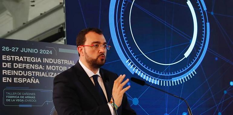 Barbón destaca el impulso económico de la industria de la defensa en Asturias