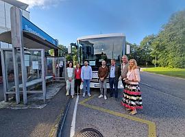 Nueva línea de autobús mejora la conexión entre La Fresneda, Llugones/Lugones y Parque Principado
