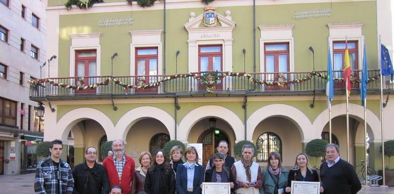 Entrega de diplomas de la Escuela de Jardinería y Paisajismo de Langreo