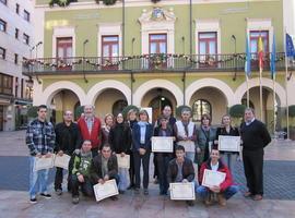 Entrega de diplomas de la Escuela de Jardinería y Paisajismo de Langreo