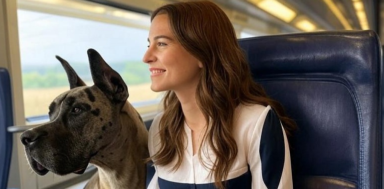 Asturias queda al margen de la política Pet Friendly del AVE: los perros grandes aún no son bienvenidos