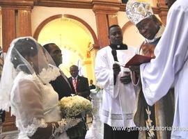 Primera boda en la Basílica de Mongomo