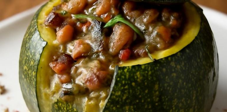 Recetas de una abuela asturina: Calabacín relleno de boletus y cabrales (que si no os gusta, ay, no tenéis perdón)