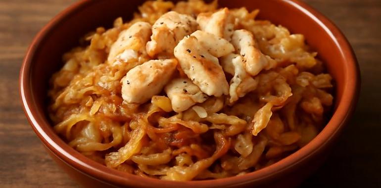 Recetas de una abuela asturiana: Repollu cruxiente a la sidra con trucha (que t’va a hacer saltar los ojitos de gusto)