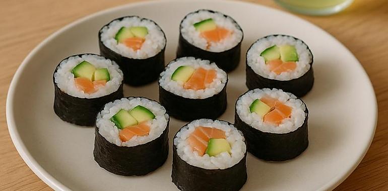 Recetas de una abuela asturiana: Sushi a la asturiana: (la güela Balbina se enfrenta al pescado crudo ¡y sin fartones!)