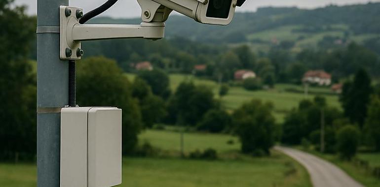 Gijón refuerza la seguridad en la zona rural con 49 cámaras inteligentes de vigilancia