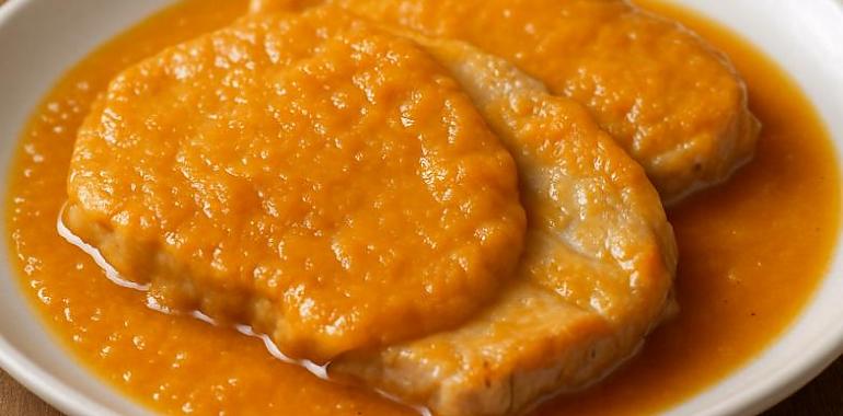 Recetas de una abuela asturiana: Lomo de gochu fresco en salsa de sidra y miel (que ye como darle un besín al paladar)