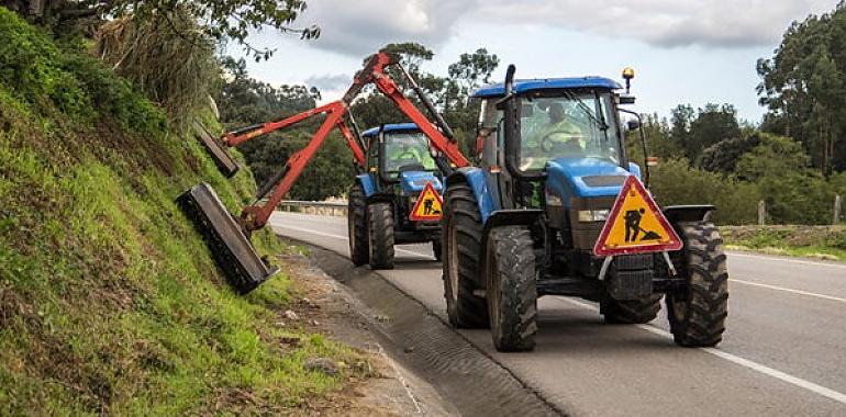  Asturias limpia sus carreteras con una inversión de 3,1 millones: arranca la campaña anual de desbroces para reforzar la seguridad vial