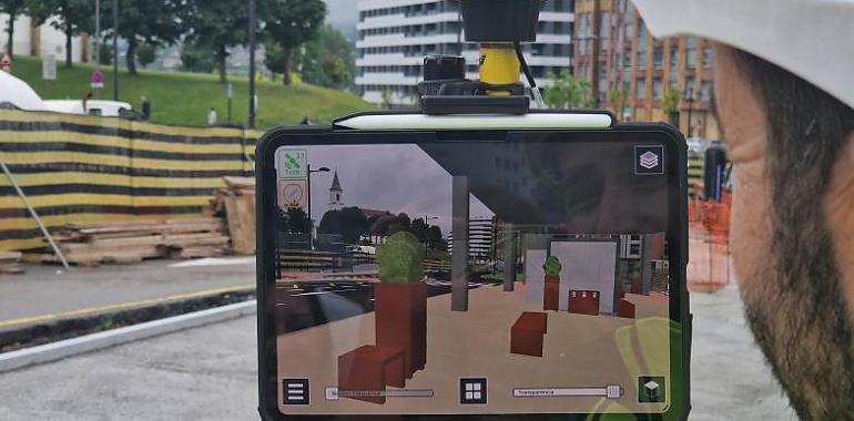 El HUCA se convierte en pionero: la obra del nuevo intercambiador usa realidad aumentada para detectar fallos en tiempo real y mejorar la movilidad en Oviedo