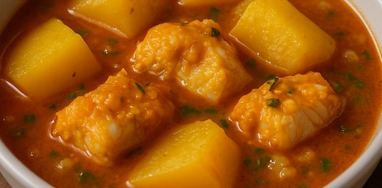Recetas de una abuela asturiana: Güisu de pescao a la sidrina (como lo facía mi güela pa los domingos con orbayu)