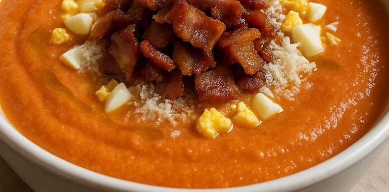 Recetas de una abuela asturiana: Salmorexu asturianizáu (con pan de escanda, refritu de panceta y humor de prao)
