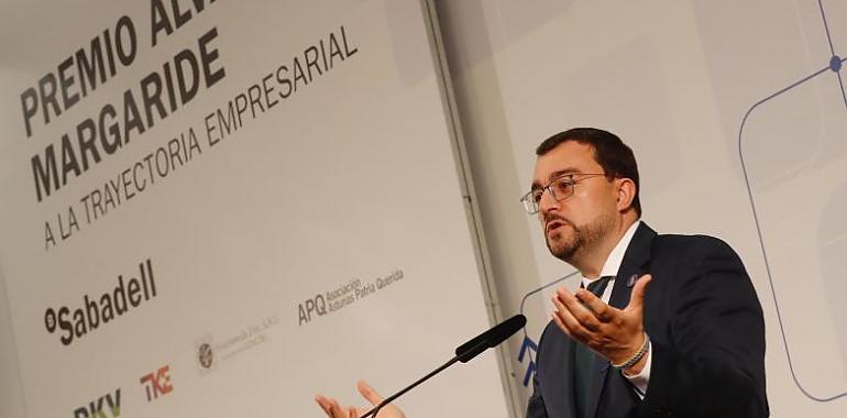 Barbón reivindica el talento empresarial asturiano: “Desde Asturias se puede competir con cualquier parte del mundo. Las raíces vigorosas no frenan, dan alas”