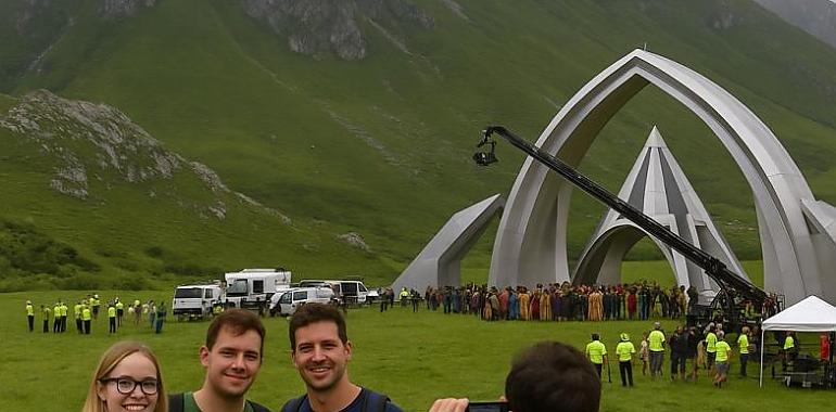 Somiedo se convierte en Panem: arranca el rodaje de Los juegos del hambre en Asturias con turistas, actores y paisajes de cine