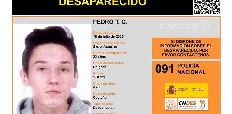 Desaparece un joven de 22 años en Siero y nadie sabe nada desde hace dos semanas: ¿dónde está Pedro