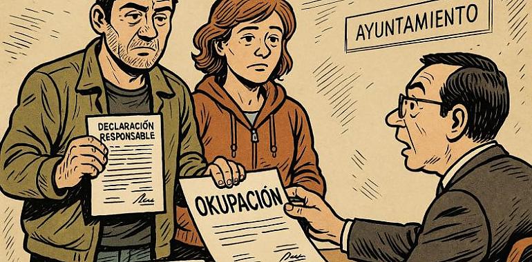  "Hola, veníamos a registrar una okupación": la surrealista escena vivida en el Ayuntamiento de Langreo