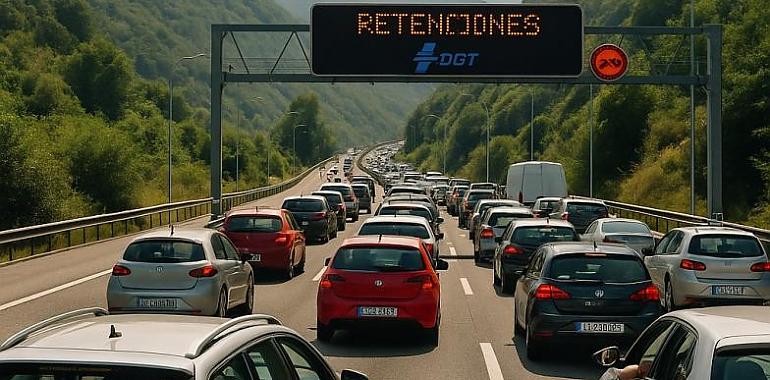 149.000 desplazamientos en Asturias marcan la Operación Retorno: tres días de tráfico intenso y máxima vigilancia en carretera