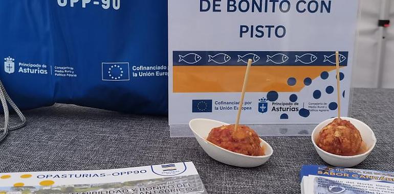 Más de 300 personas saborean el Bonito del Norte de OPASTURIAS en la Feria Campomar de Tapia
