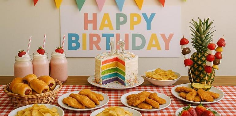 Recetas de una abuela asturiana: Merienda de cumpleaños de Lourdes (el festín más guapo de una guaja de 13 años)