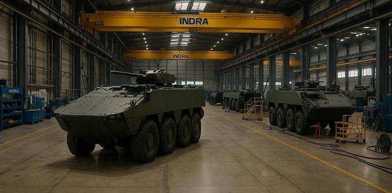 Indra convertirá Asturias en su gran centro de defensa terrestre: 800 empleos en Gijón, pista de pruebas en las Cuencas y apuesta tecnológica en Oviedo