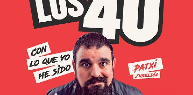 Monólogo de Patxi Zubeldia “Los 40: Con lo que yo he sido”, sesión a las 20:00h en El Refugio del Crápula, Zaragoza.