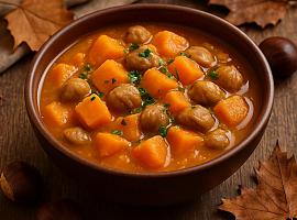Recetas de una abuela asturiana: Calabaza guisada con castañes y un toque de sidra (da un saborín que resucita a un difuntu)