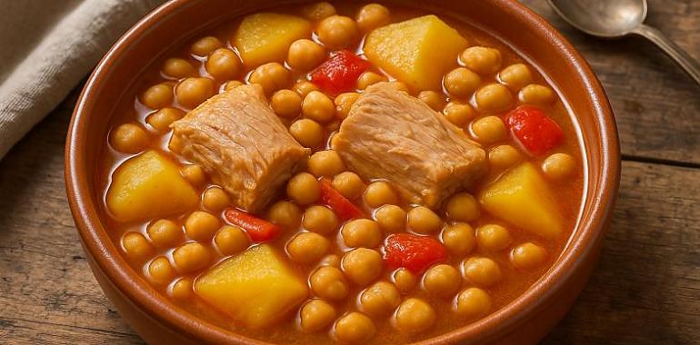Recetas de una abuela asturiana: El pote mariniegu de resistencia (¡Con esto, ni los muros, ni los guardias, ni la calor del desiertu los tumba!)