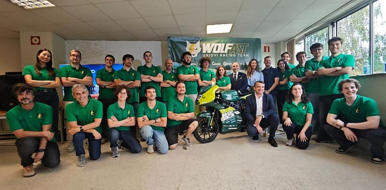 Wolfast UniOvi Racing presenta en Gijón su moto eléctrica más avanzada: ingeniería asturiana rumbo a Motorland