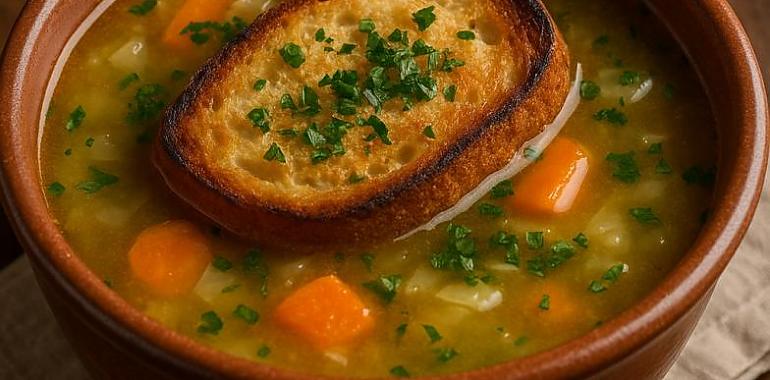 Recetas de una abuela asturiana: Sopa de calma con pan de la concordia (la receta que Balbina dedicaría al Premio Nobel de la Paz)