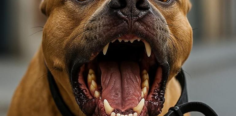 Pánico en Riaño: un pitbull desata el horror, madre e hija luchan por salvarse