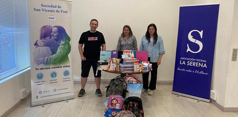 ‘Operación Mochila’: el barrio de El Llano se vuelca con las familias más vulnerables de Gijón