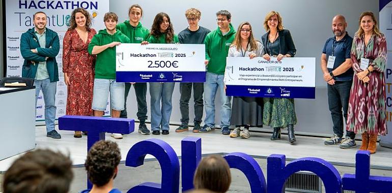 Innovación asturiana con sello universitario: el equipo ‘Ecowindar’ y Alejandro Moris conquistan la Hackathon TalentUO