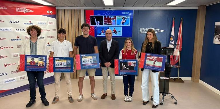 El Real Grupo de Cultura Covadonga rinde homenaje a cinco jóvenes deportistas que brillan en el panorama nacional e internacional