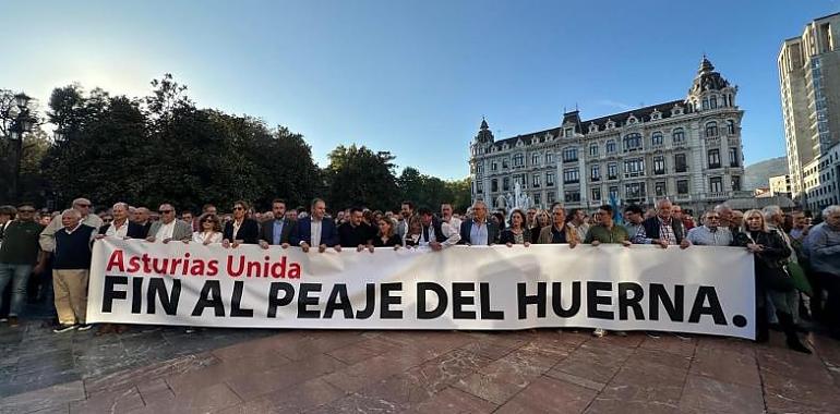 Asturias se levanta: miles de personas exigen en Oviedo el fin del peaje del Huerna y claman “¡basta ya de pagar por salir y entrar a Asturias!”