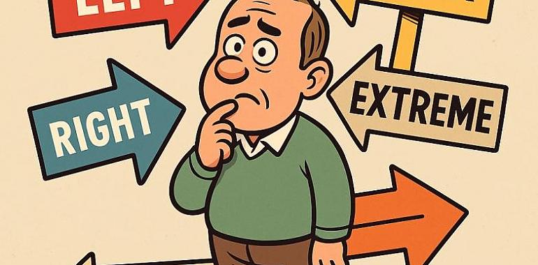 ¿No sabes si eres de derechas, de izquierdas o medio pensionista Aquí tienes el manual definitivo para encontrarte en el mapa político sin necesidad de brújula ni GPS