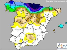 Diez puertos de montaña asturianos requieren cadenas
